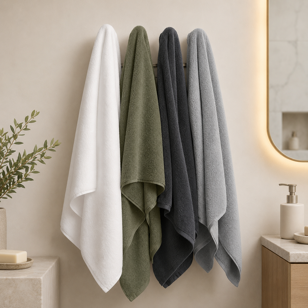 Plush Towel Set